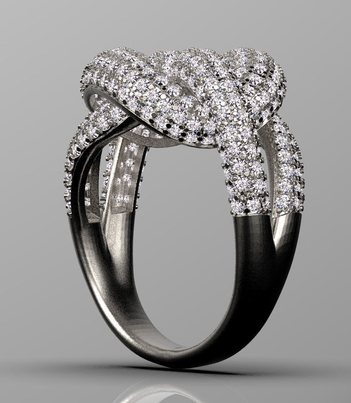 ring  female  3D print model_3