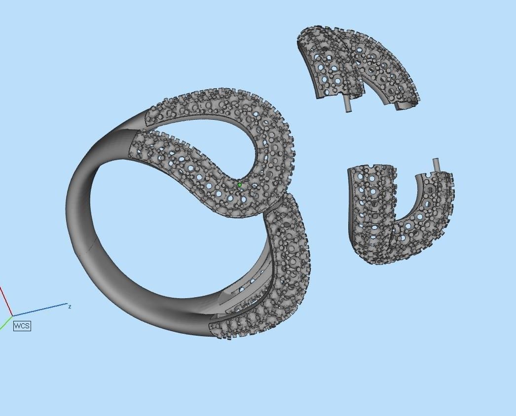 ring  female  3D print model_16