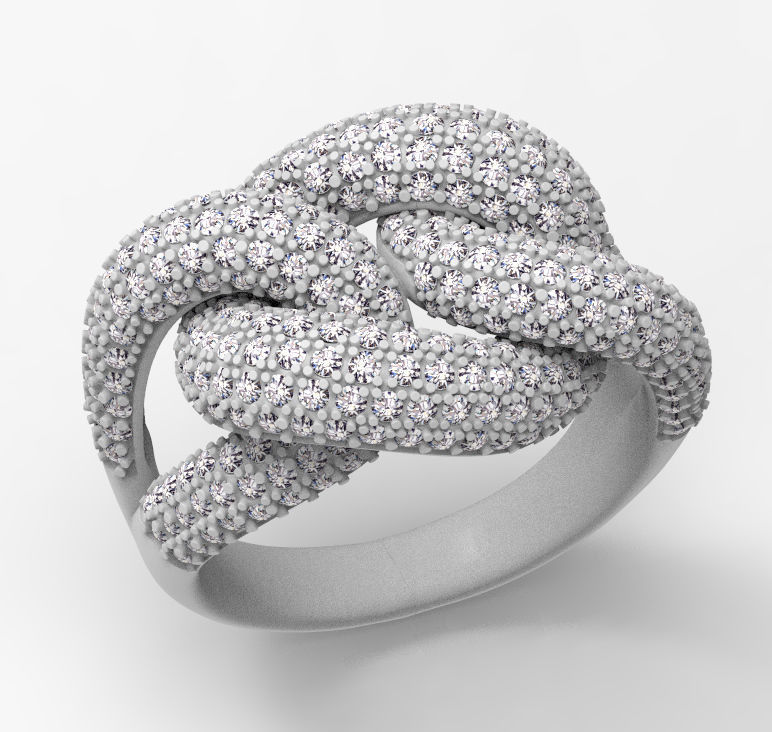ring  female  3D print model_18