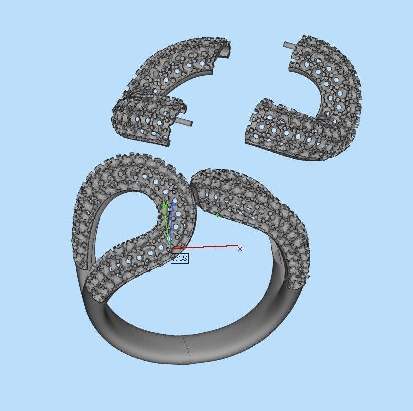 ring  female  3D print model_13