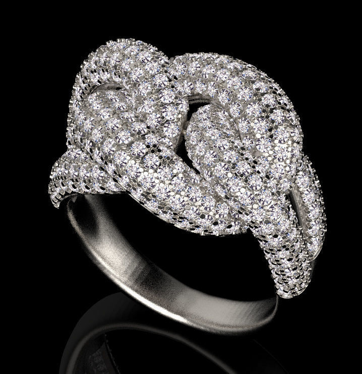 ring  female  3D print model_2