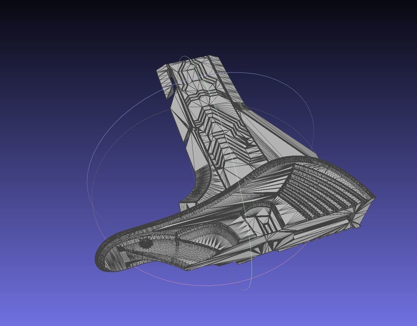 Alita Battle Angel Damaskus Sword Movie Version Assembly 3D print model_21