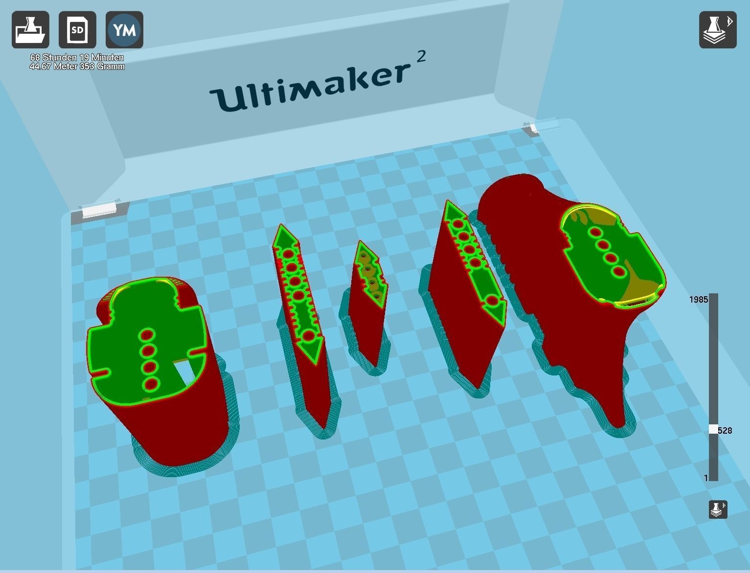 Alita Battle Angel Damaskus Sword Movie Version Assembly 3D print model_91