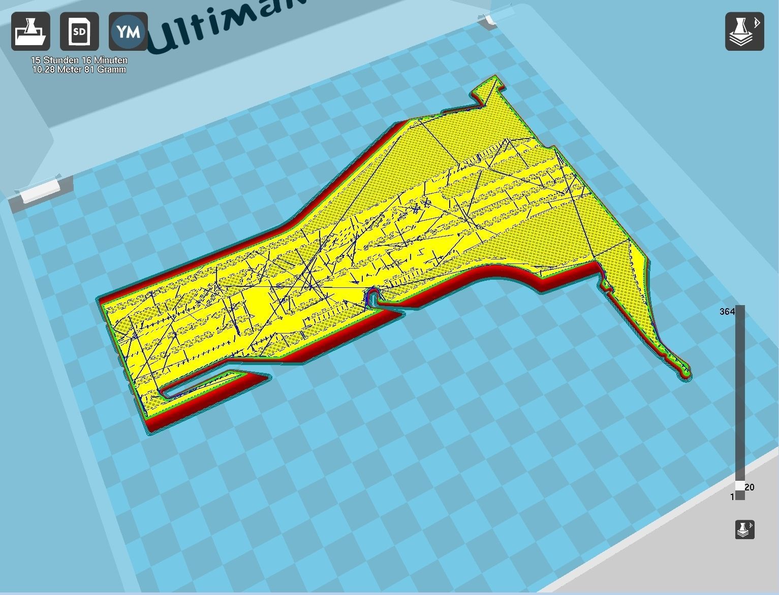 Alita Battle Angel Damaskus Sword Movie Version Assembly 3D print model_78