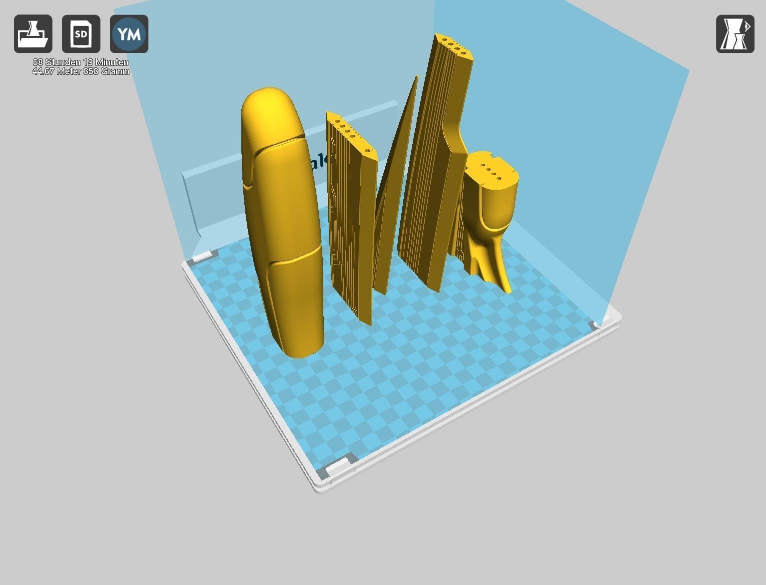 Alita Battle Angel Damaskus Sword Movie Version Assembly 3D print model_103