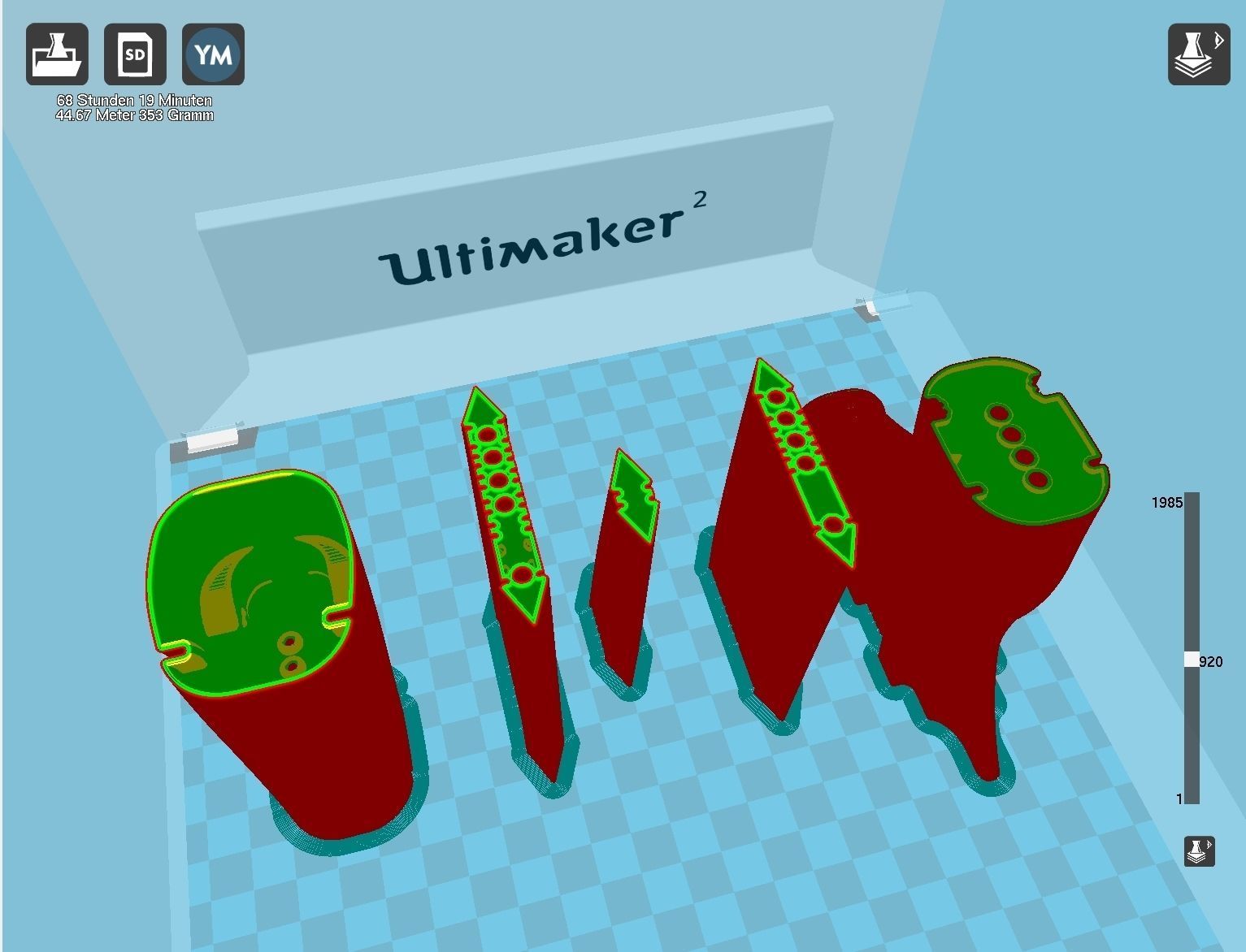 Alita Battle Angel Damaskus Sword Movie Version Assembly 3D print model_86