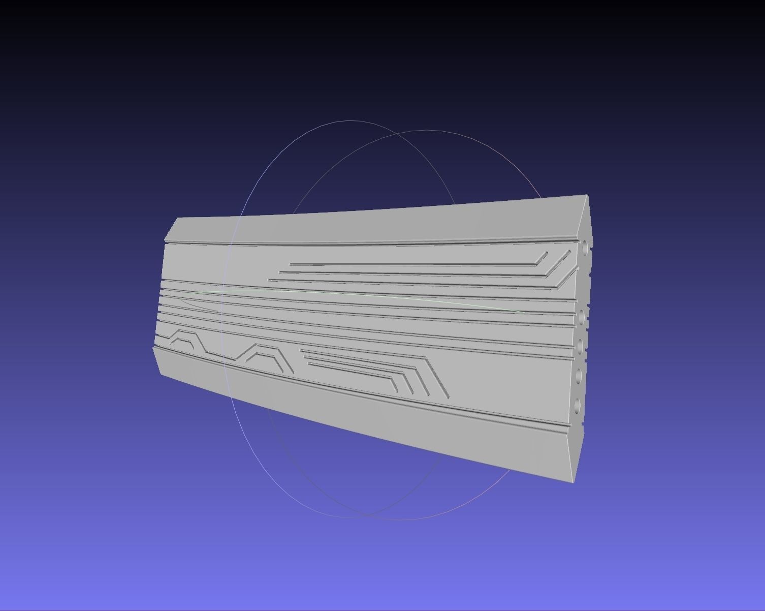 Alita Battle Angel Damaskus Sword Movie Version Assembly 3D print model_28