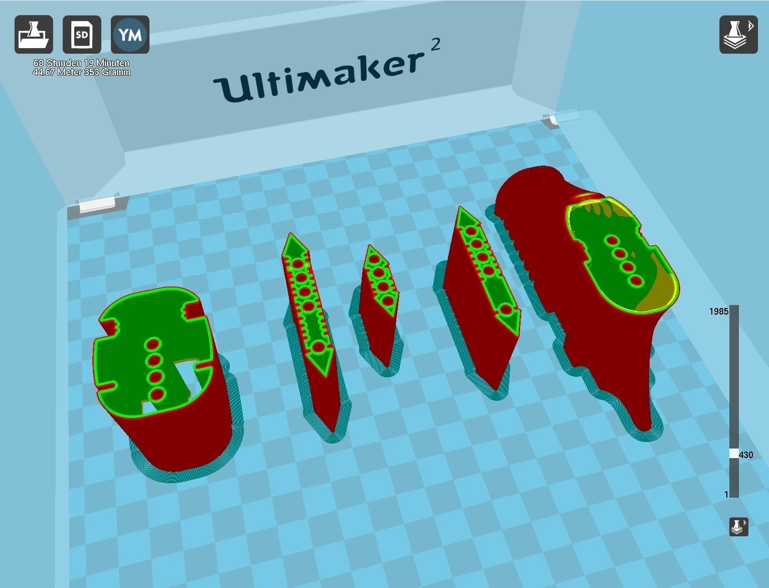 Alita Battle Angel Damaskus Sword Movie Version Assembly 3D print model_92