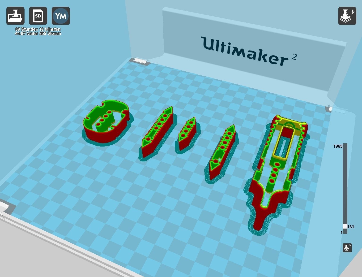 Alita Battle Angel Damaskus Sword Movie Version Assembly 3D print model_95