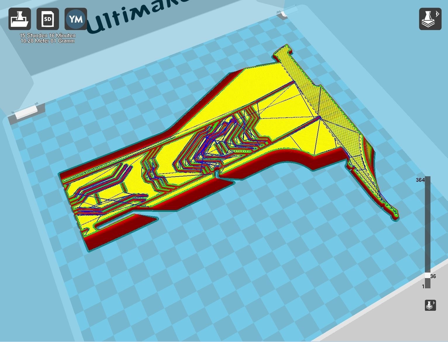 Alita Battle Angel Damaskus Sword Movie Version Assembly 3D print model_76