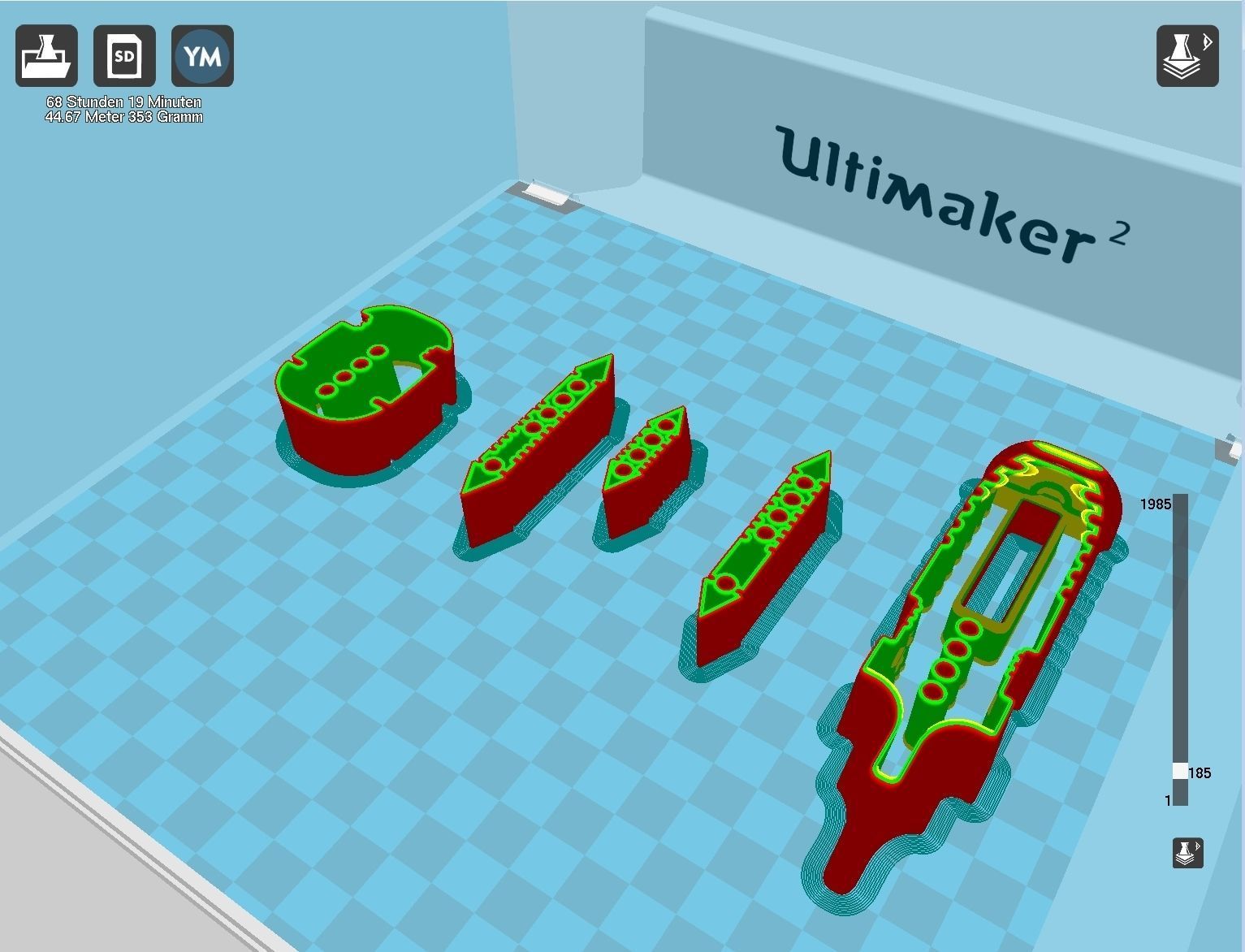 Alita Battle Angel Damaskus Sword Movie Version Assembly 3D print model_93