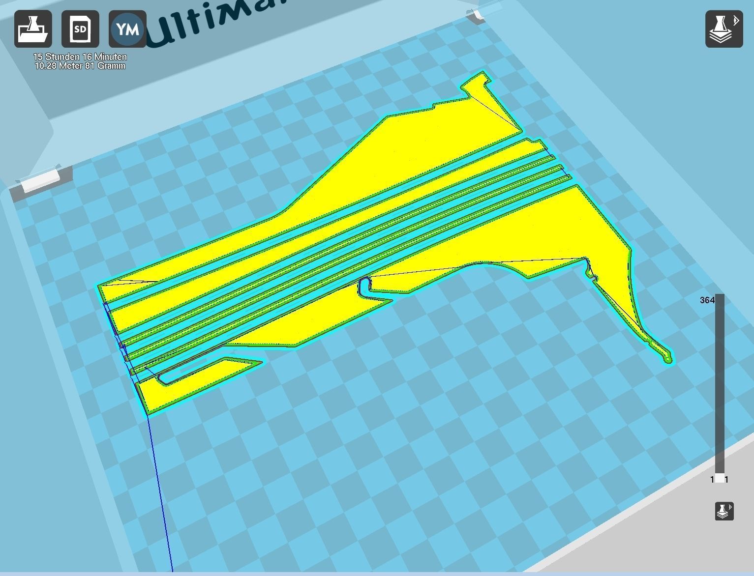 Alita Battle Angel Damaskus Sword Movie Version Assembly 3D print model_82