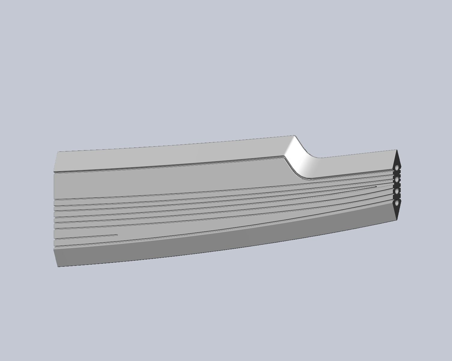 Alita Battle Angel Damaskus Sword Movie Version Assembly 3D print model_30