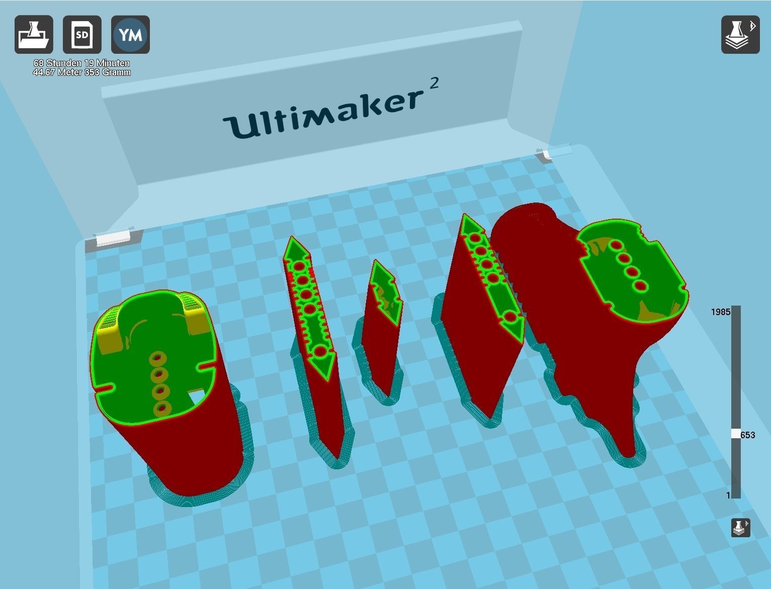 Alita Battle Angel Damaskus Sword Movie Version Assembly 3D print model_89