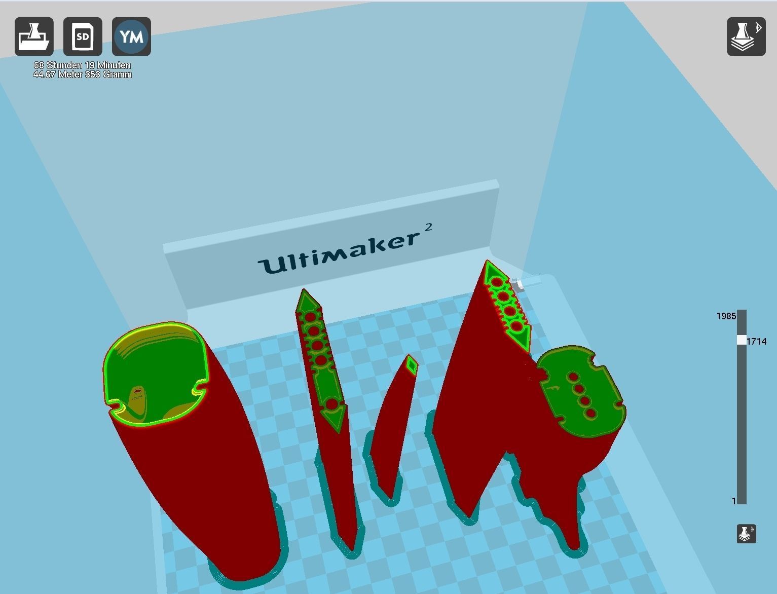 Alita Battle Angel Damaskus Sword Movie Version Assembly 3D print model_84