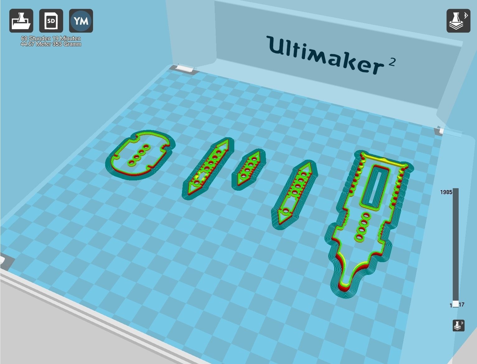 Alita Battle Angel Damaskus Sword Movie Version Assembly 3D print model_96
