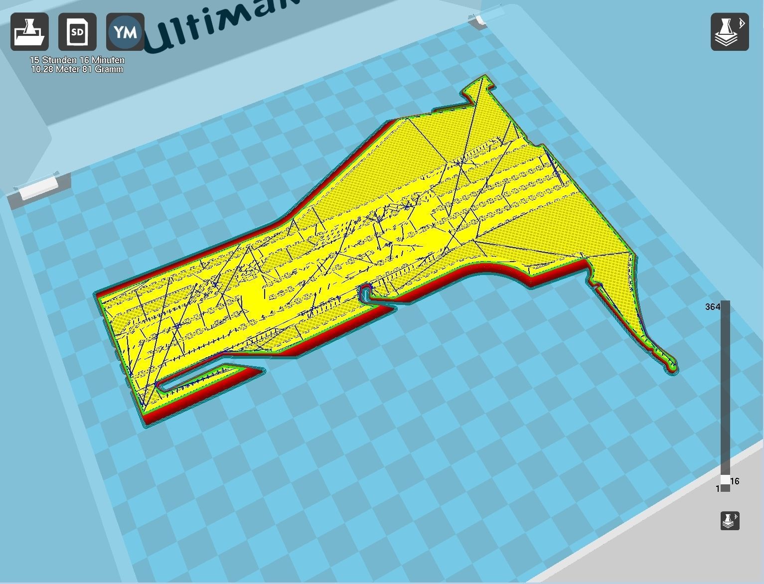 Alita Battle Angel Damaskus Sword Movie Version Assembly 3D print model_79