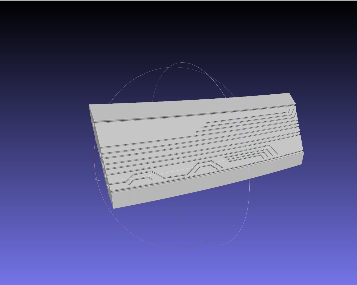 Alita Battle Angel Damaskus Sword Movie Version Assembly 3D print model_29