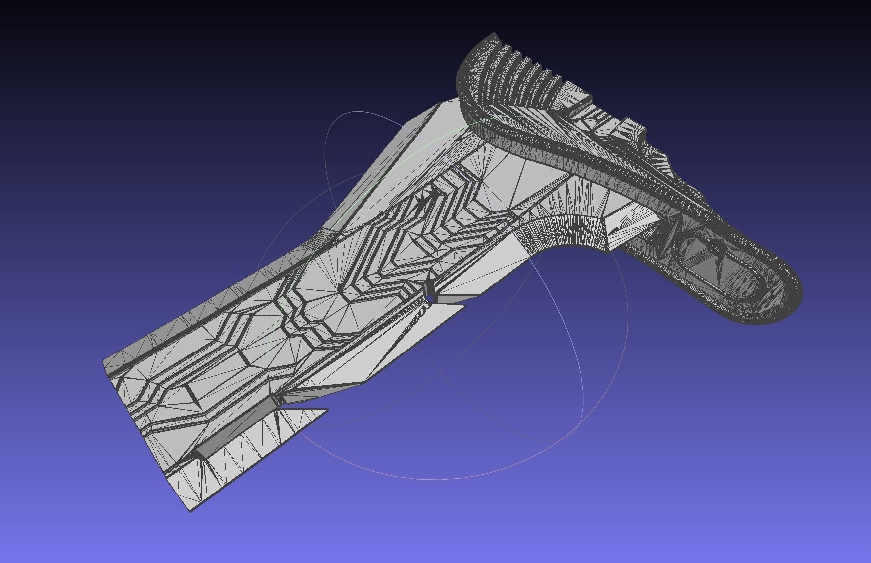 Alita Battle Angel Damaskus Sword Movie Version Assembly 3D print model_22