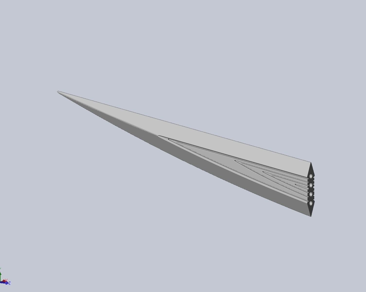 Alita Battle Angel Damaskus Sword Movie Version Assembly 3D print model_33