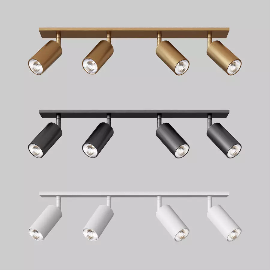 3 Types Indoor Lights 3D model_0