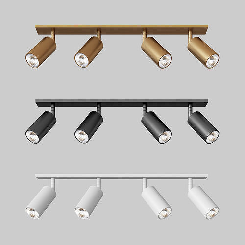 3 Types Indoor Lights 3D model