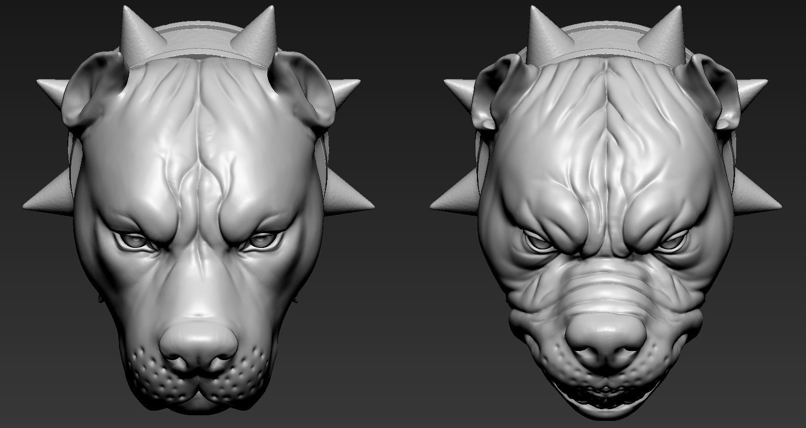 American Bully  3D print model_1