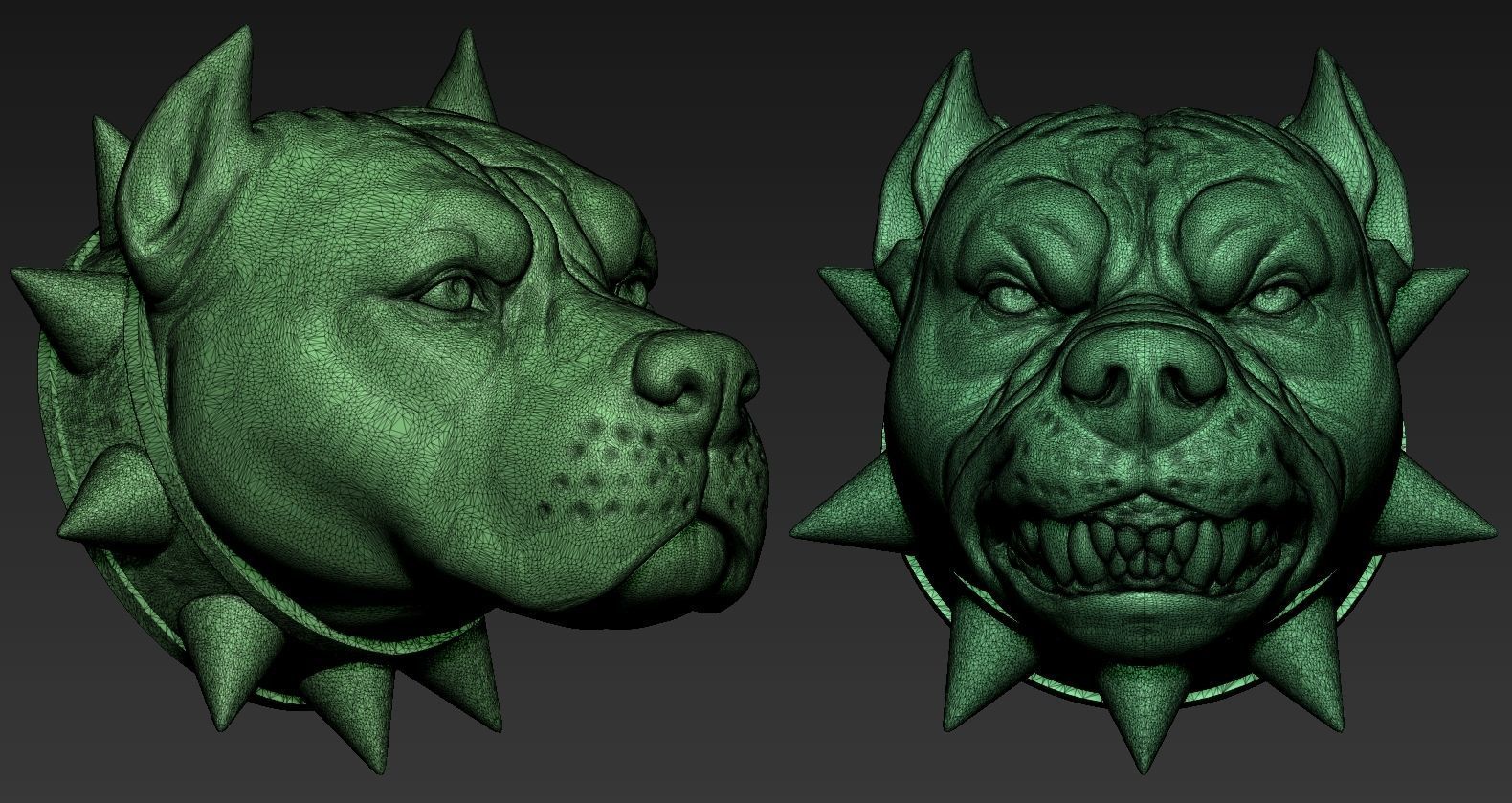 American Bully  3D print model_7