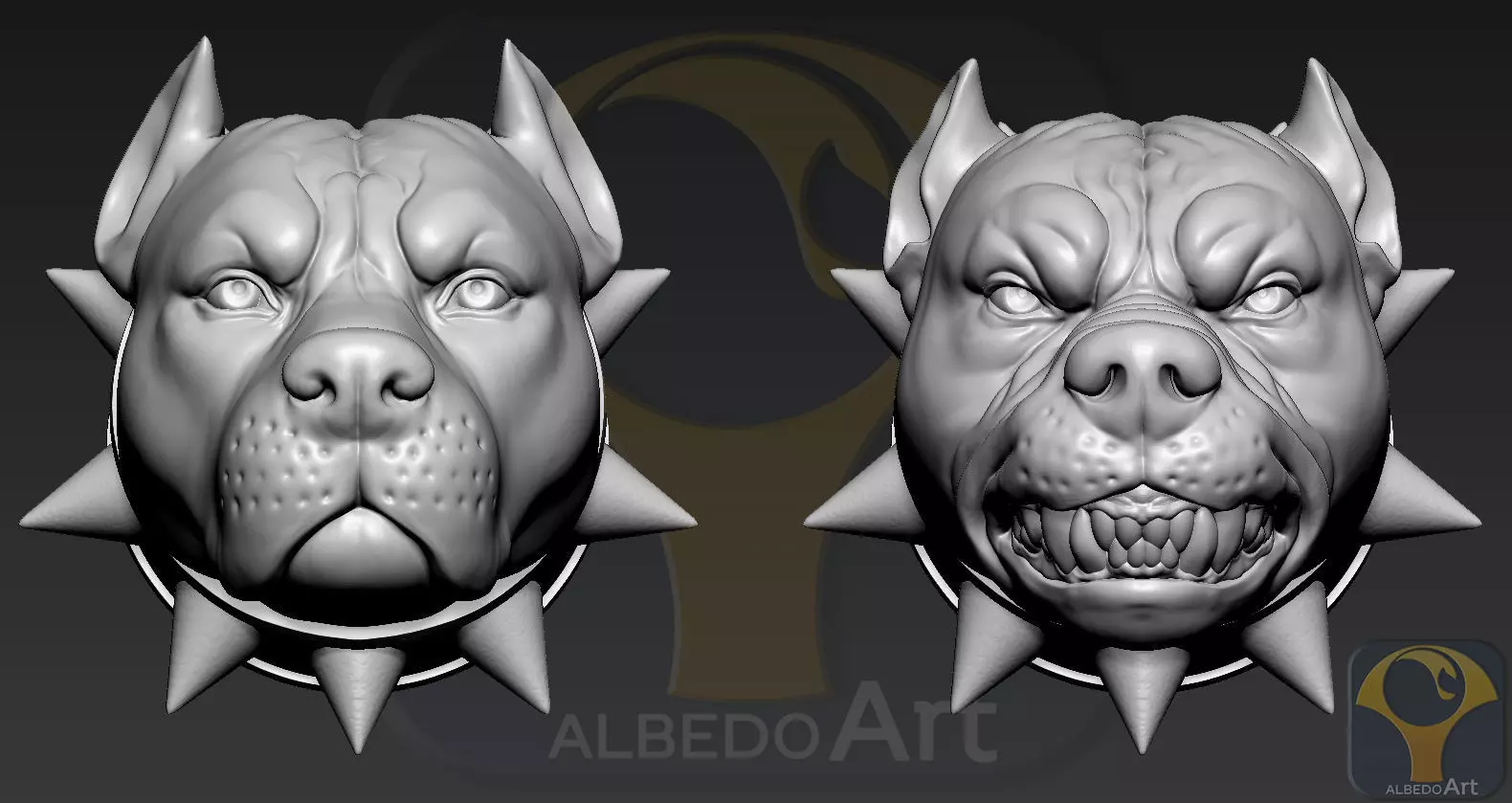 American Bully  3D print model_0