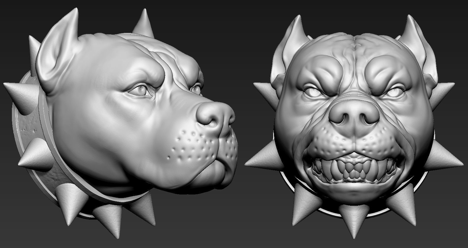 American Bully  3D print model_2