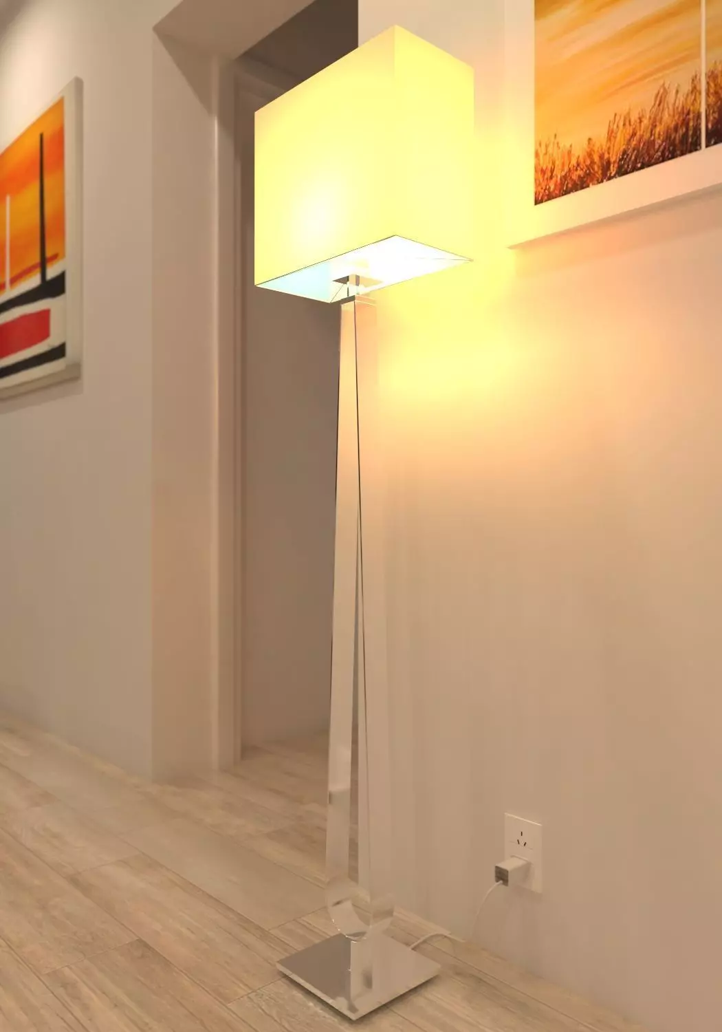 - Klabb Floor Lamp 3D model_0