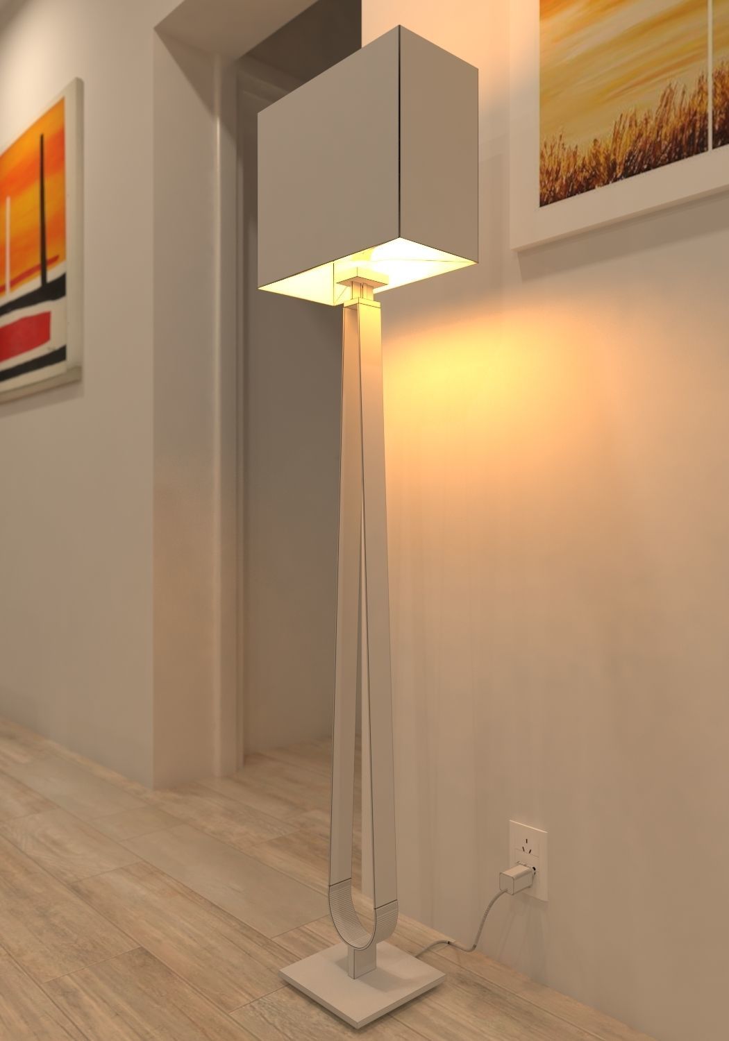 - Klabb Floor Lamp 3D model_1