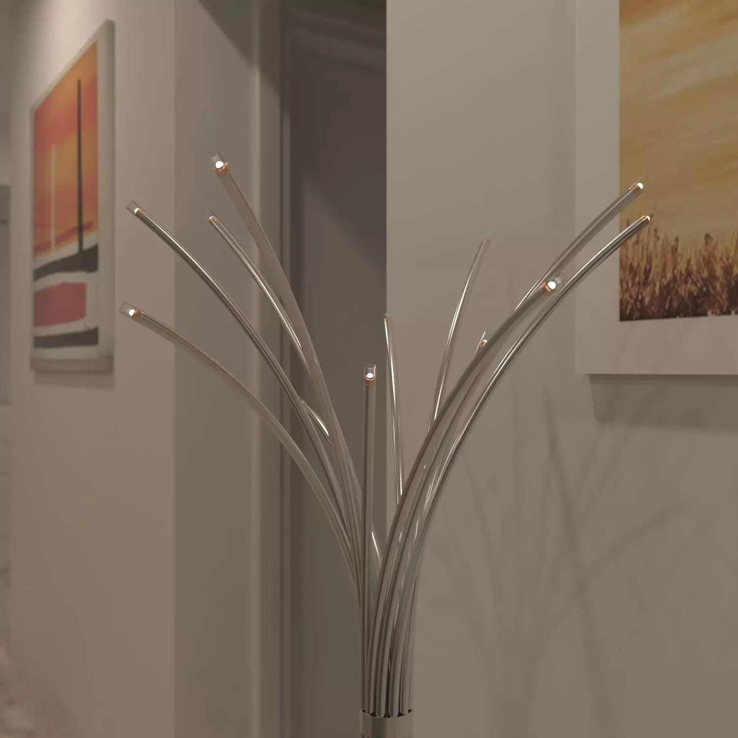 - Hovnas Floor Lamp 3D model_0