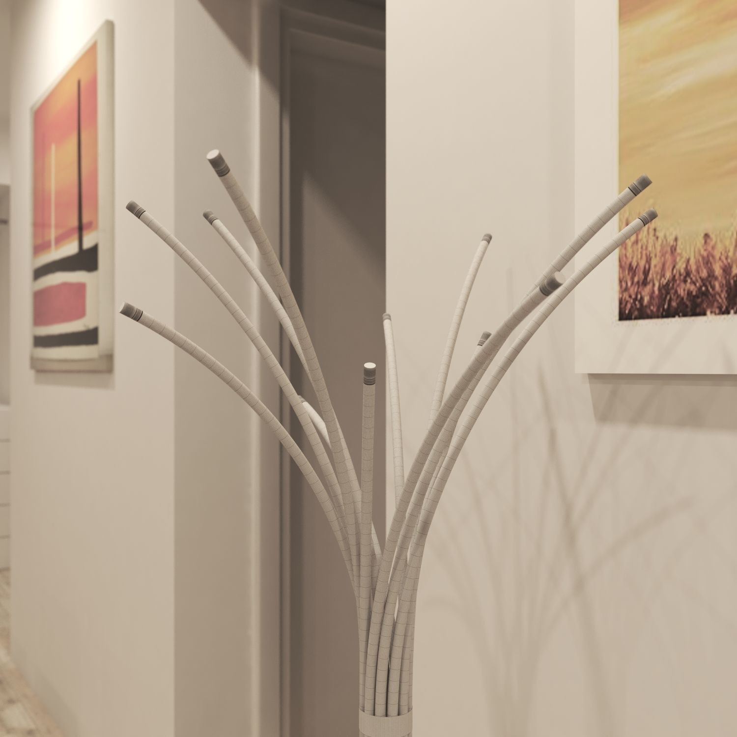 - Hovnas Floor Lamp 3D model_1