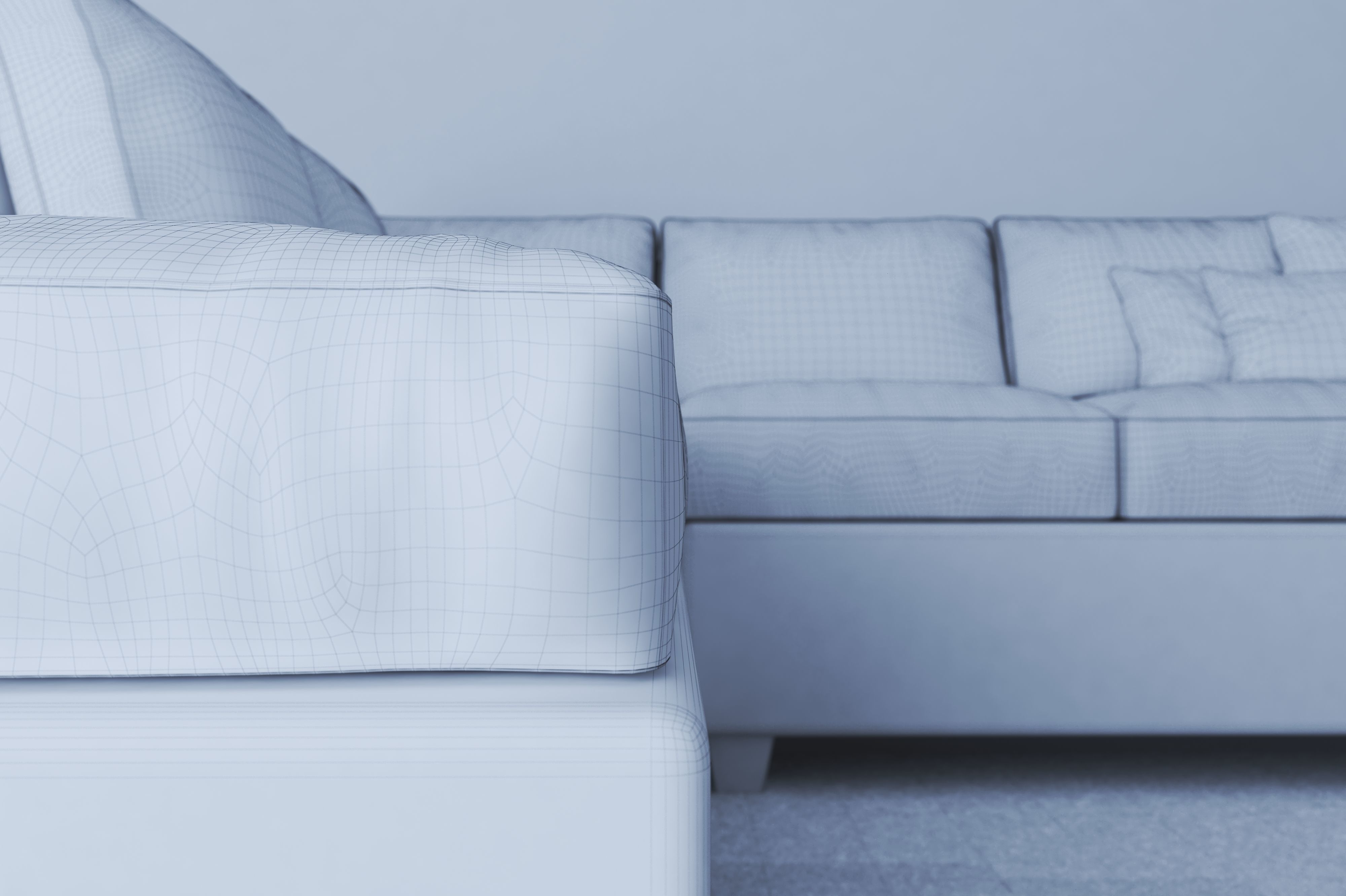 Interior Sofa Scene - 3DSMax - Vray 3D model_4