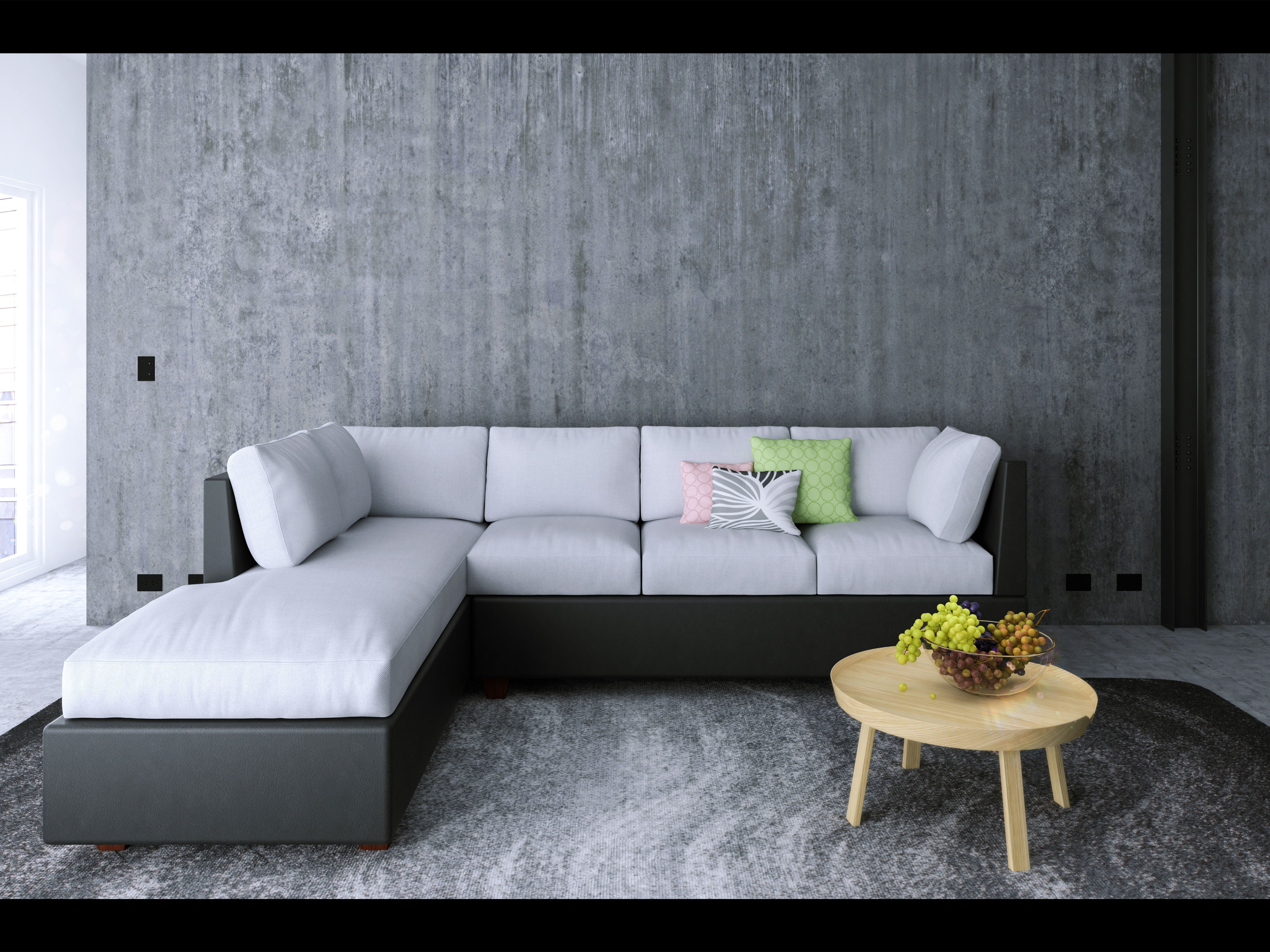 Interior Sofa Scene - 3DSMax - Vray 3D model_1