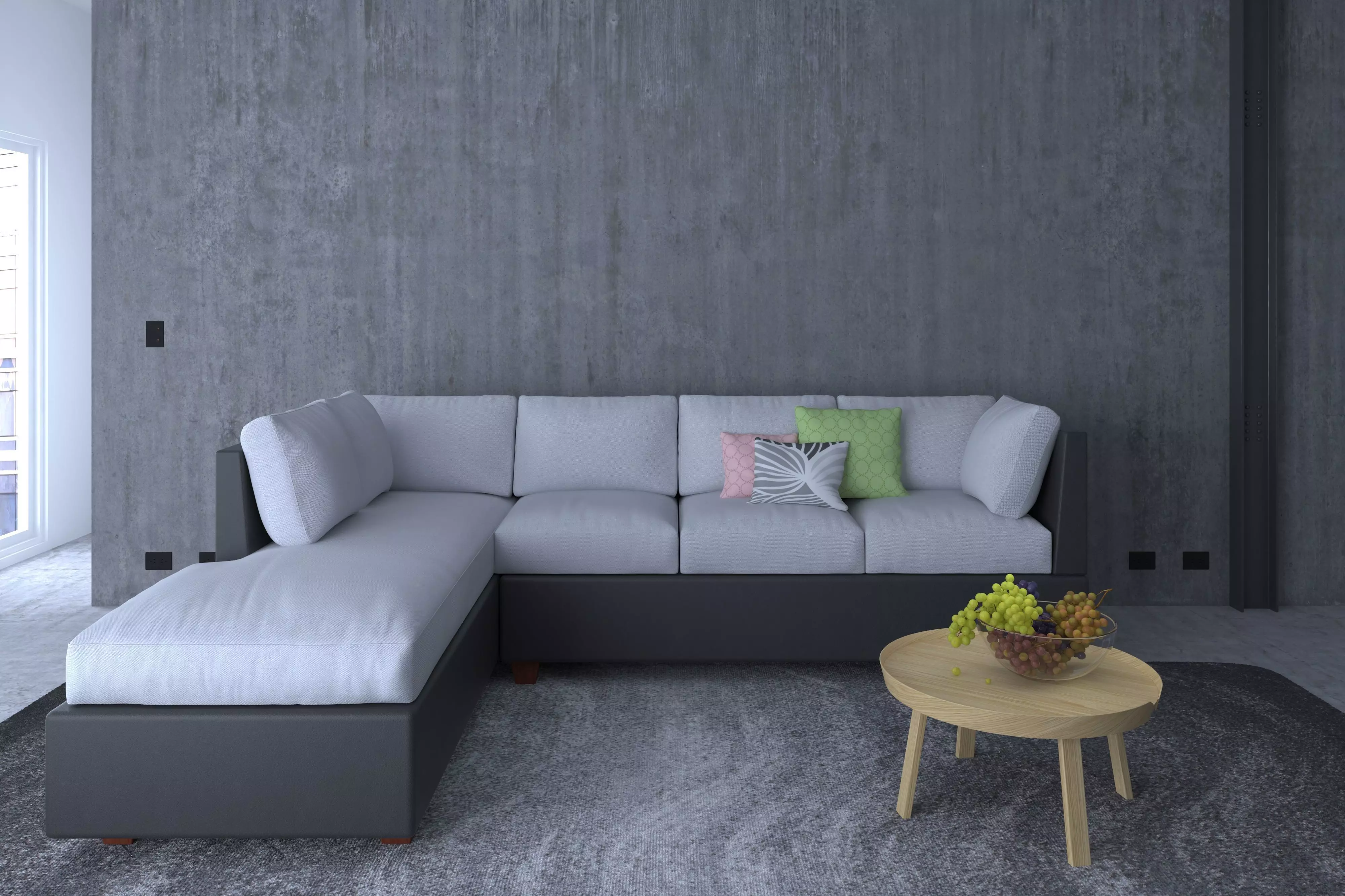Interior Sofa Scene - 3DSMax - Vray 3D model_0