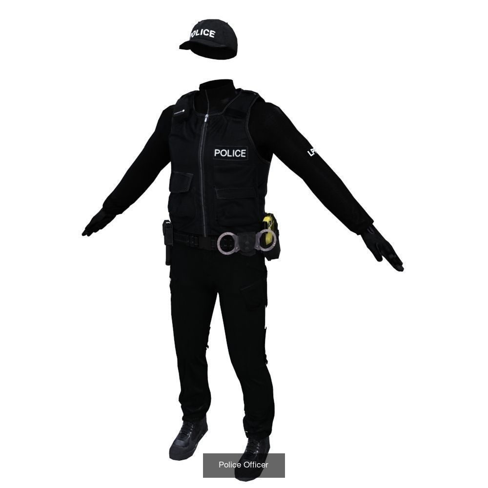 Police - Law Enforcement Pack 3D Model Collection_2
