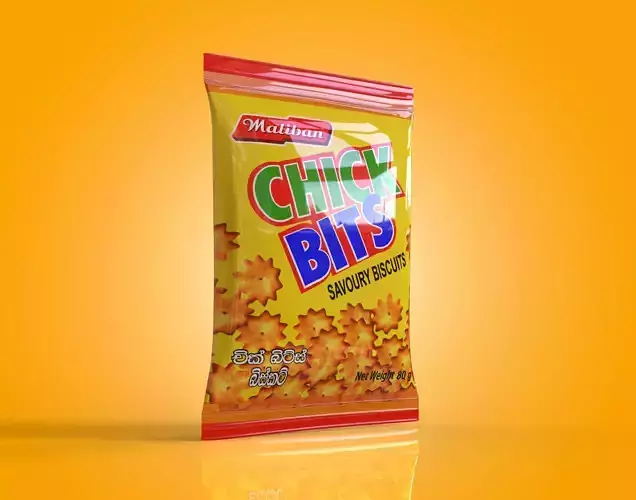 packaging 3D model bag of chick bites 3D model