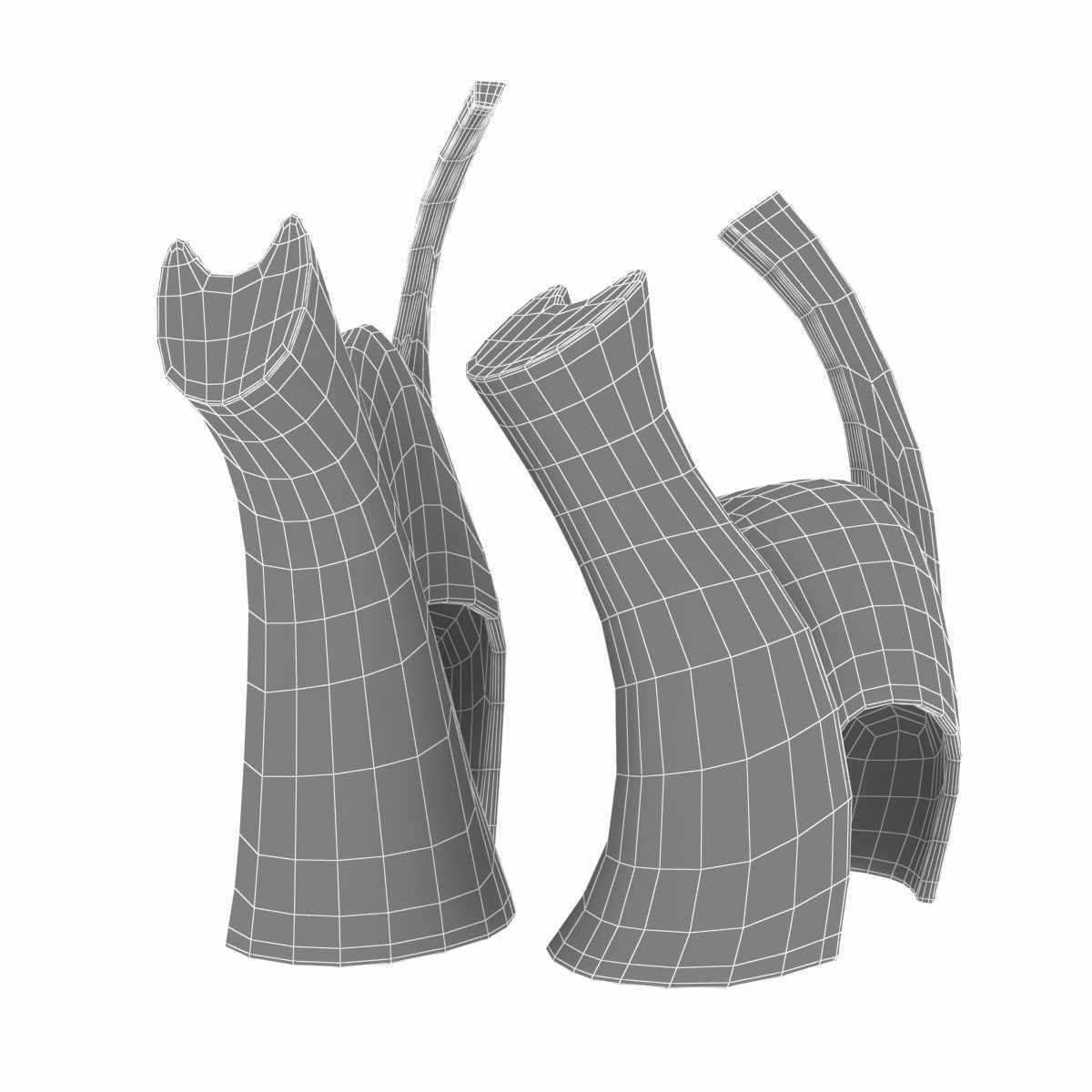 Darius and Suri ceramics sculpture by gardeco 3d model 3D model_11