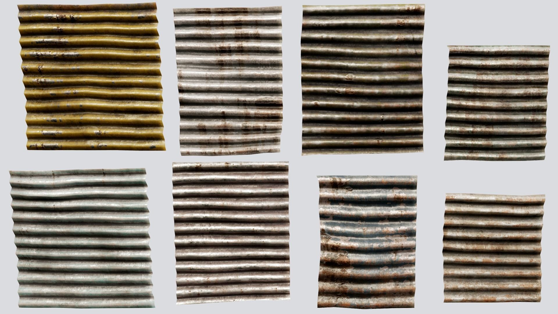 Salvage Metal Collection PBR Low-poly 3D model_2