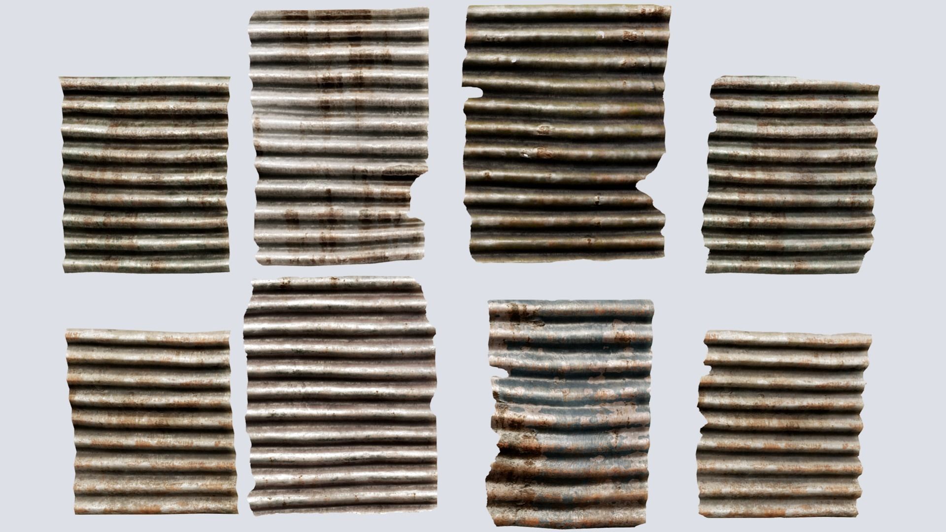 Salvage Metal Collection PBR Low-poly 3D model_3