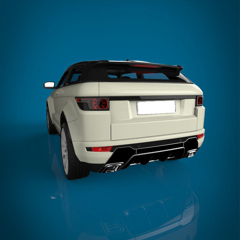 Suv car 3D model_5