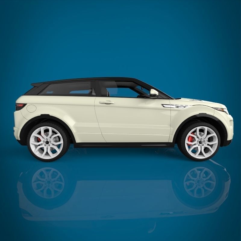Suv car 3D model_4
