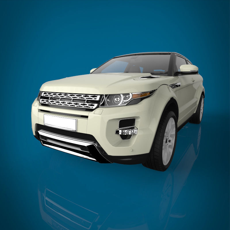 Suv car 3D model_2