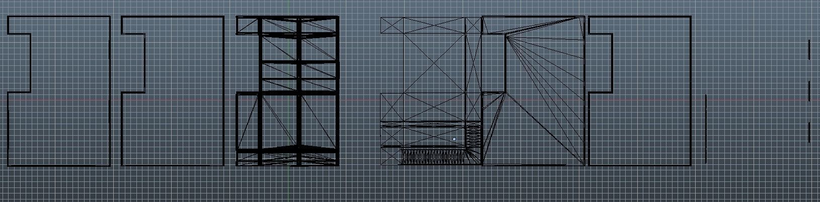 Dollhouse house with roof 3D print model_4