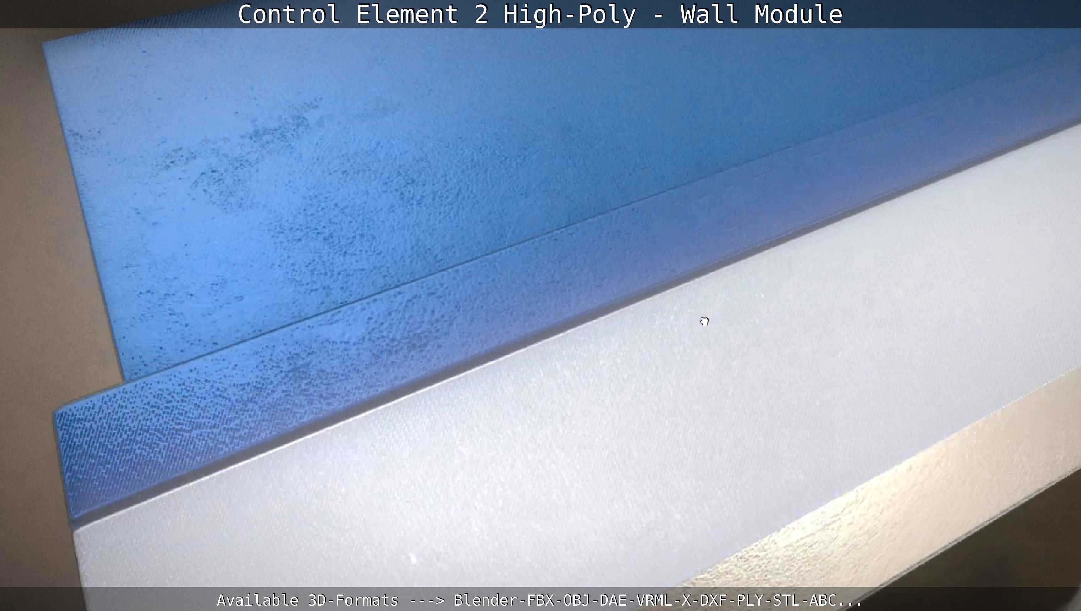 Control Element 2 - Wall Module - High-Poly  3D model_20