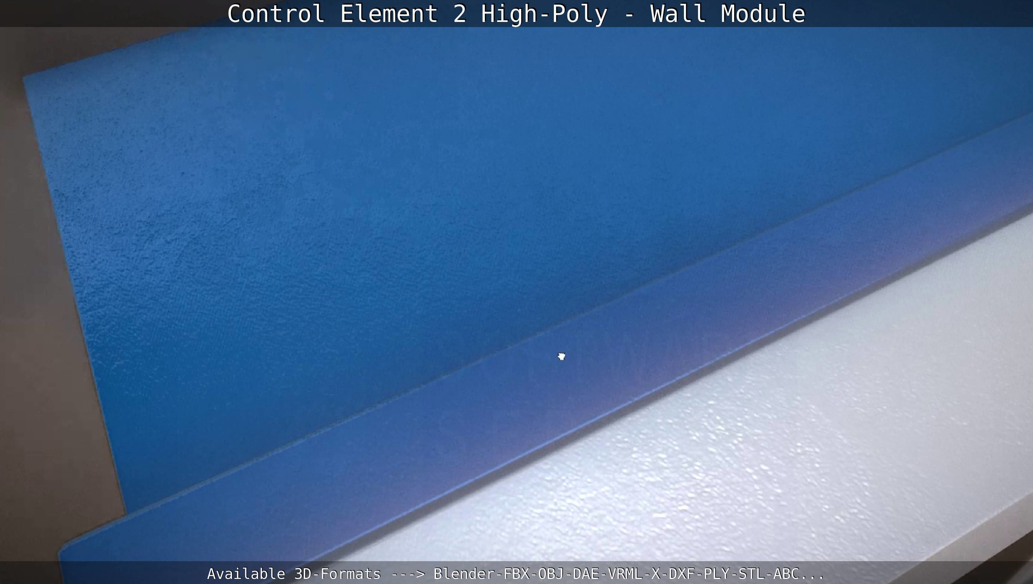 Control Element 2 - Wall Module - High-Poly  3D model_19