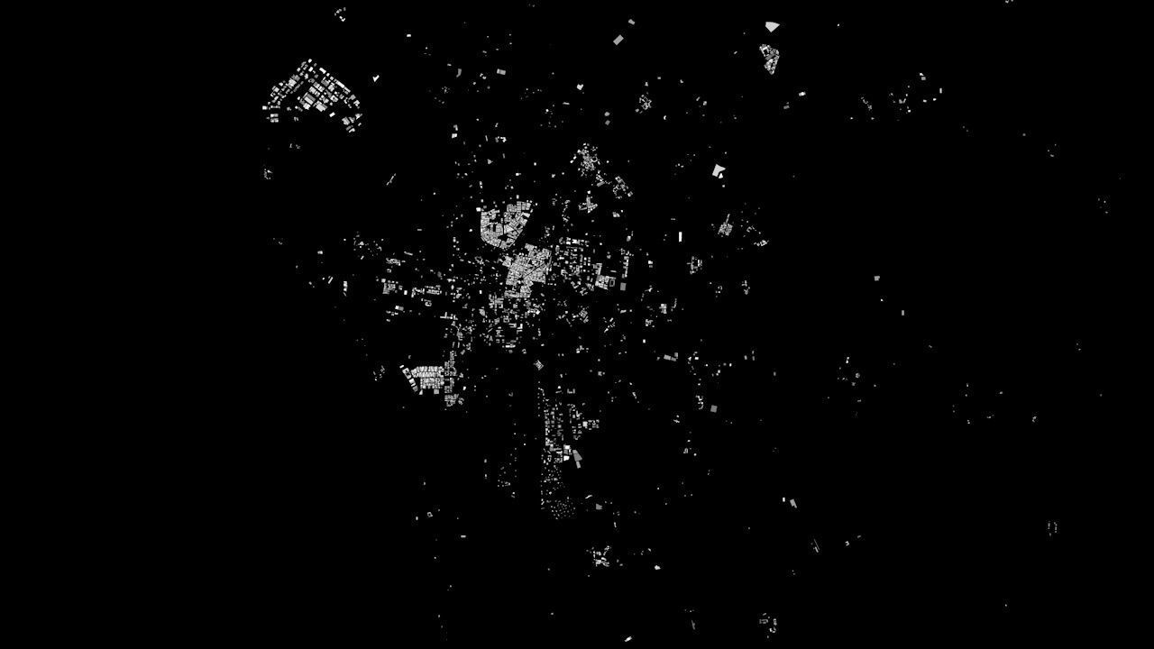 Tainan City Streets and Buildings 3D model_10