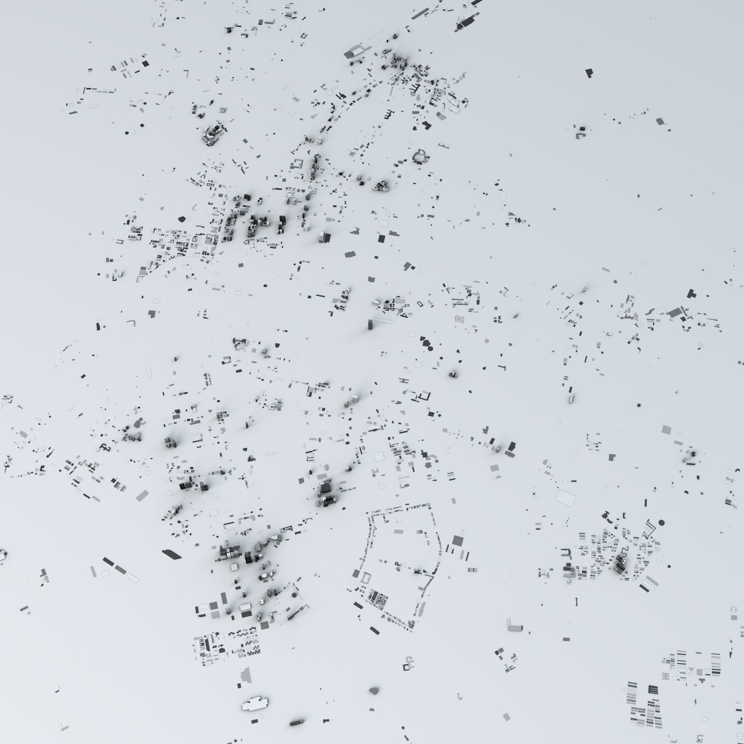 Kaohsiung City Streets and Buildings 3D model_1